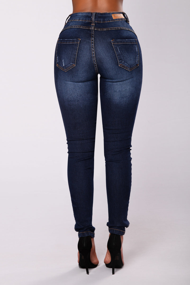Extra Luv Booty Sculptin Jeans - Dark Denim | Fashion Nova, Jeans ...