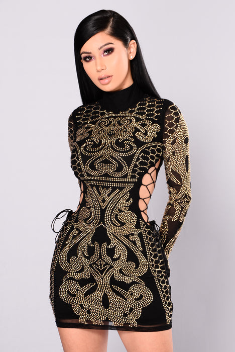 Dynasty studded dress deals fashion nova