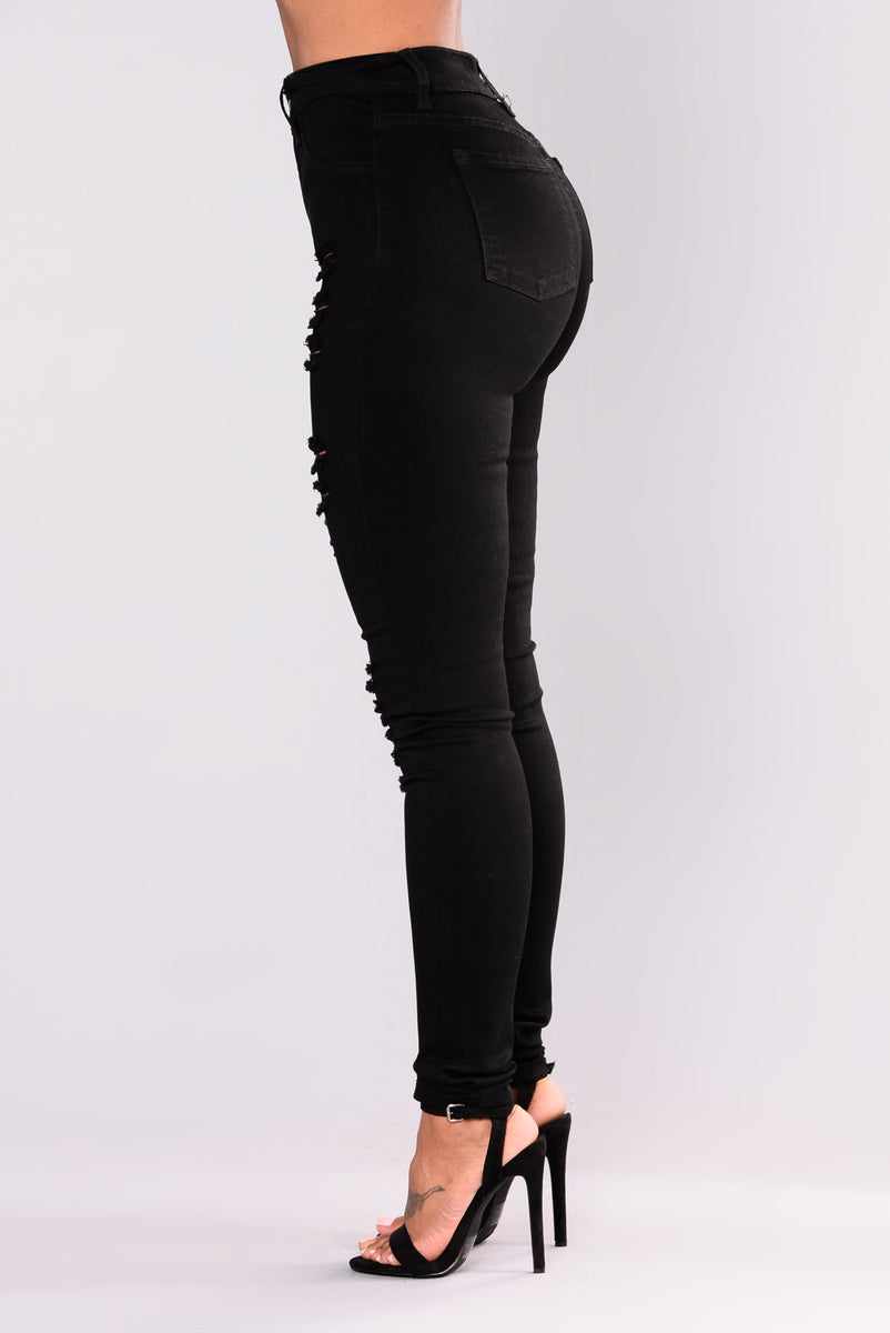 No Promises Distressed Skinny Jeans Black Fashion Nova, Jeans