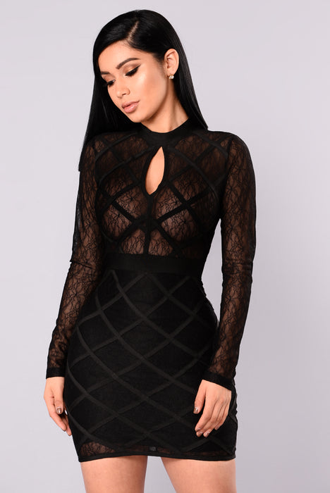 Karinna Bandage Dress - Black | Fashion Nova, Dresses | Fashion Nova