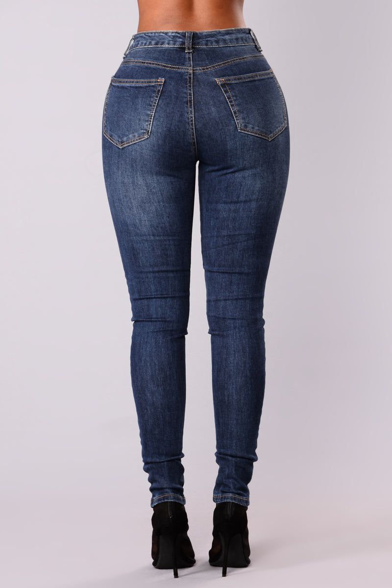 Go Girl Skinny Jeans - Dark | Fashion Nova, Jeans | Fashion Nova