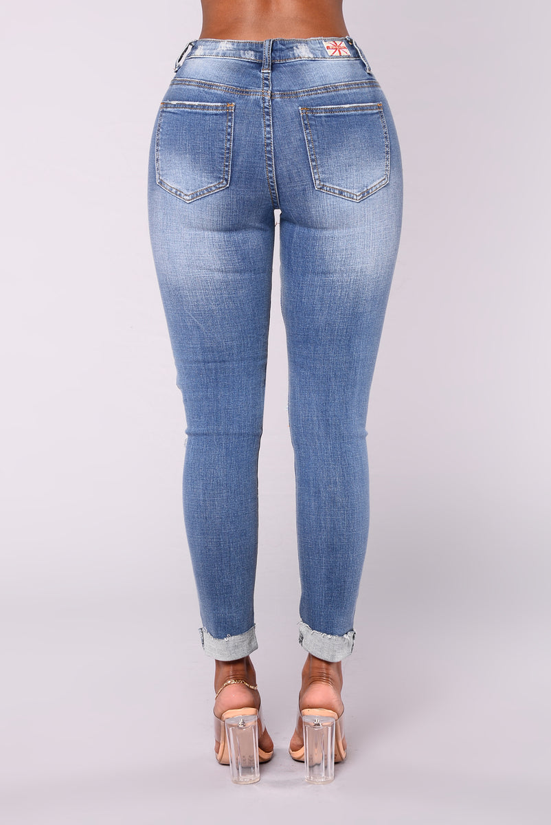 Run Wild Ankle Jeans - Medium Blue Wash | Fashion Nova, Jeans | Fashion ...
