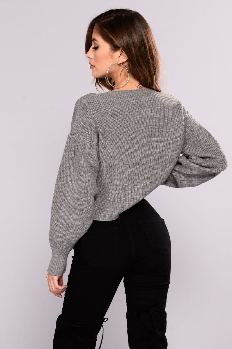 Andrea Sweater - Heather Grey | Fashion Nova, Sweaters | Fashion Nova