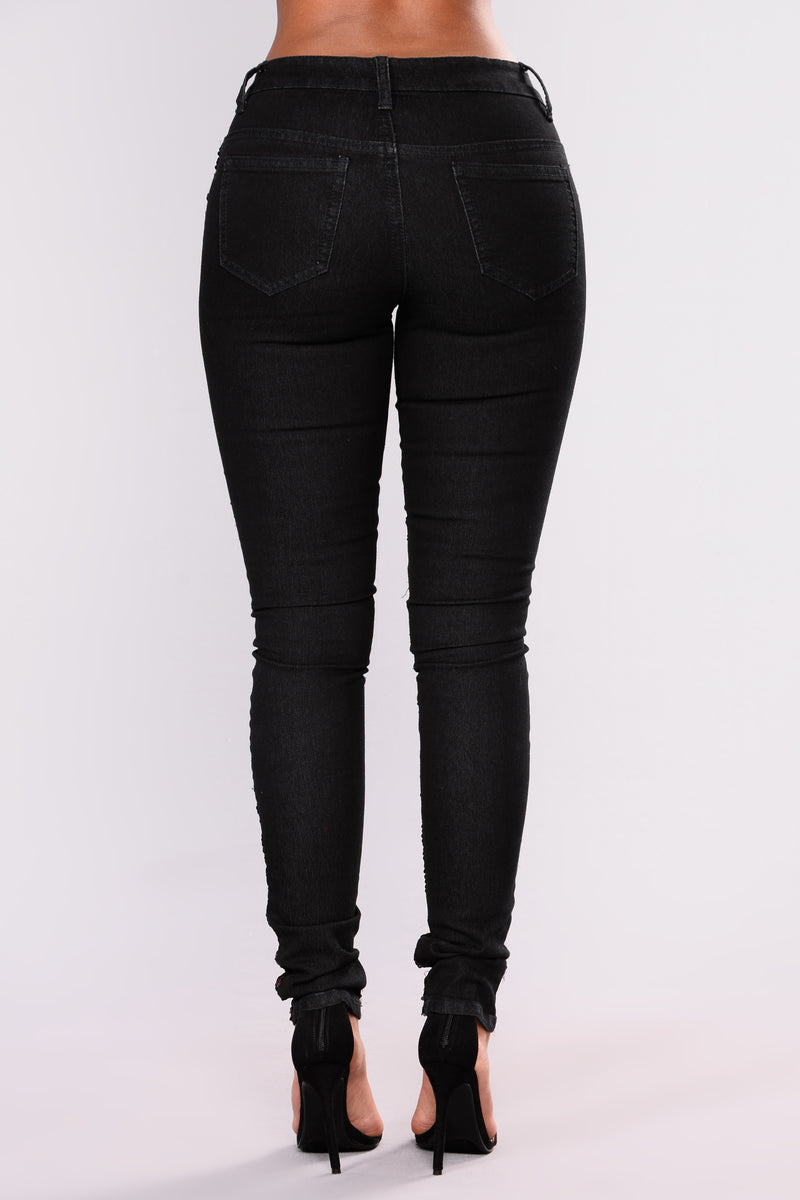 Hanky Panky Sequin Jeans - Black | Fashion Nova, Jeans | Fashion Nova