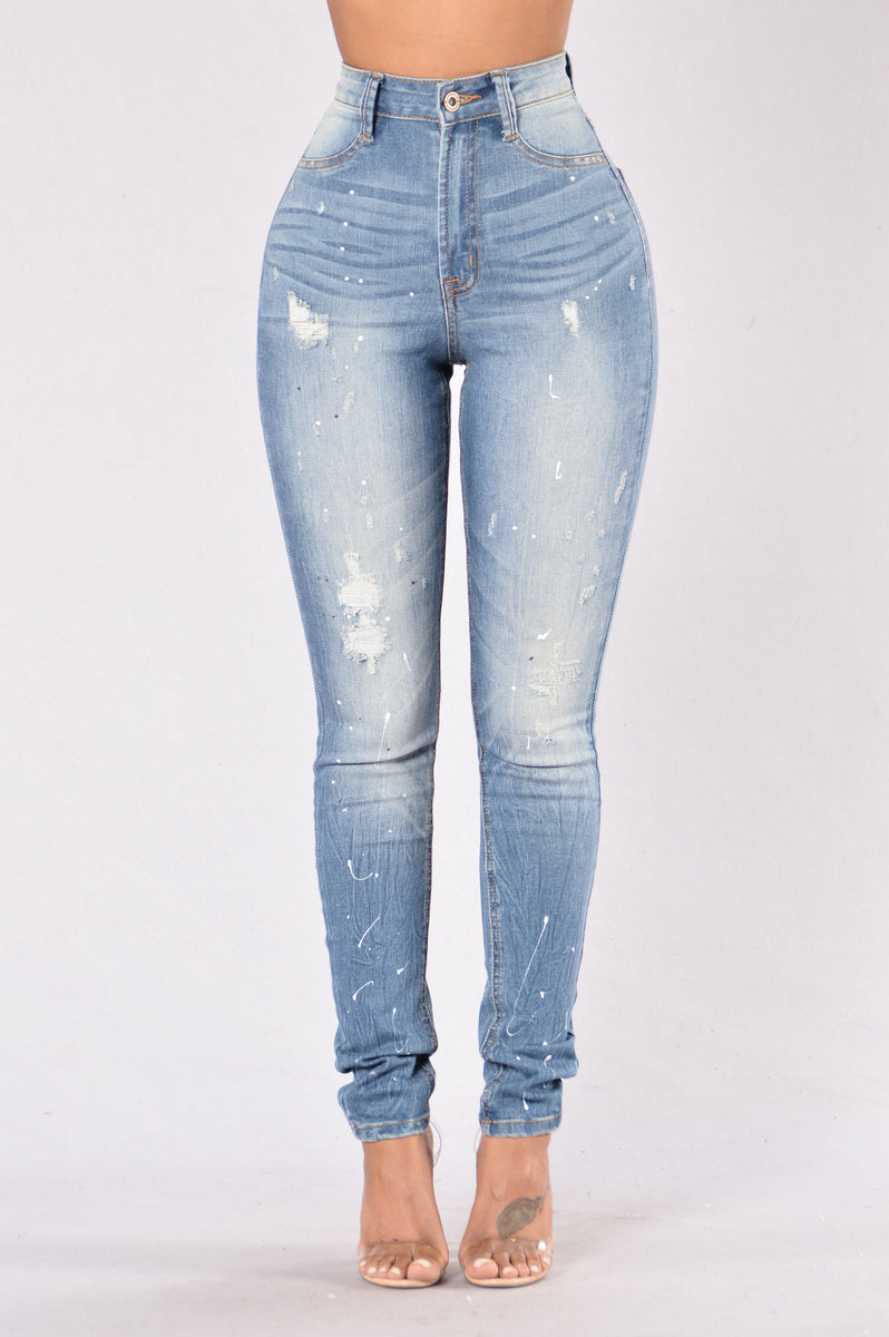Stay True Jeans - Medium Blue | Fashion Nova, Jeans | Fashion Nova