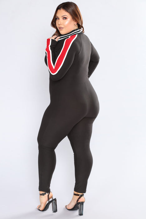 All zipped up deals jumpsuit fashion nova