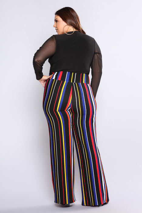 Fashion nova striped new arrivals pants