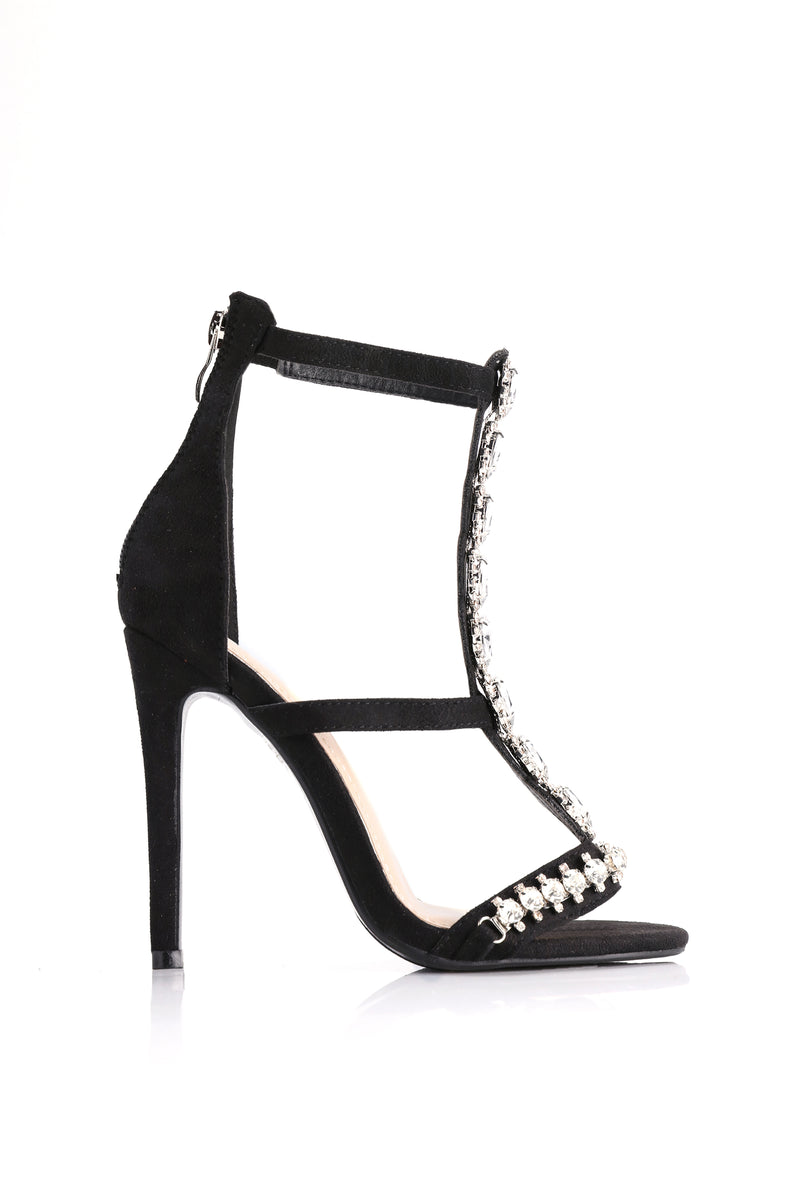 Gladiator Girl Heel - Black | Fashion Nova, Shoes | Fashion Nova
