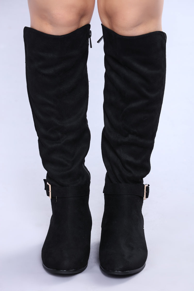 Alina Knee High Boot - Black | Fashion Nova, Shoes | Fashion Nova