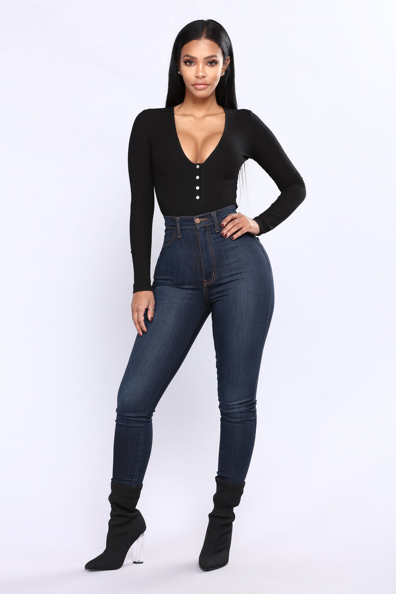 Carnaby Bodysuit - Black | Fashion Nova, Bodysuits | Fashion Nova