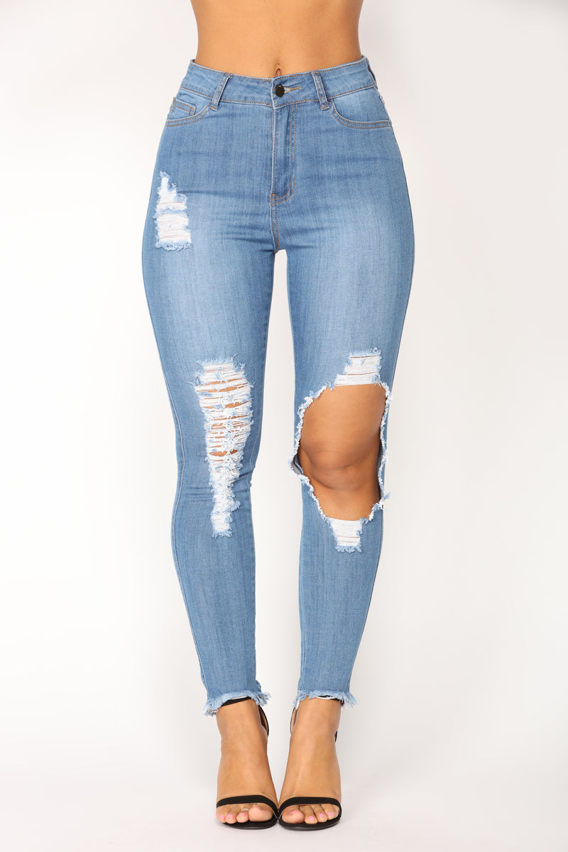 Come Up Ankle Jeans - Medium Denim | Fashion Nova, Jeans | Fashion Nova