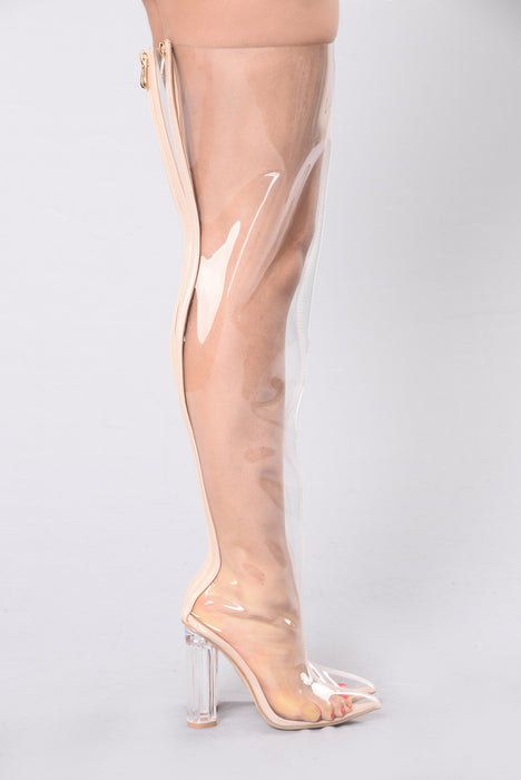 Day And Nite Boot Transparent Fashion Nova Shoes Fashion Nova