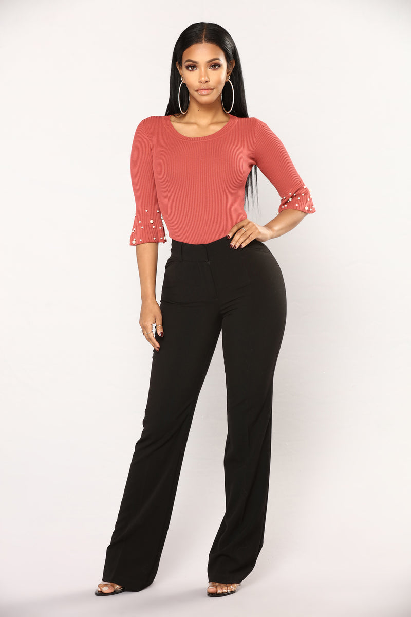 Tasha Dressy High Rise Pants Black Fashion Nova, Pants Fashion Nova