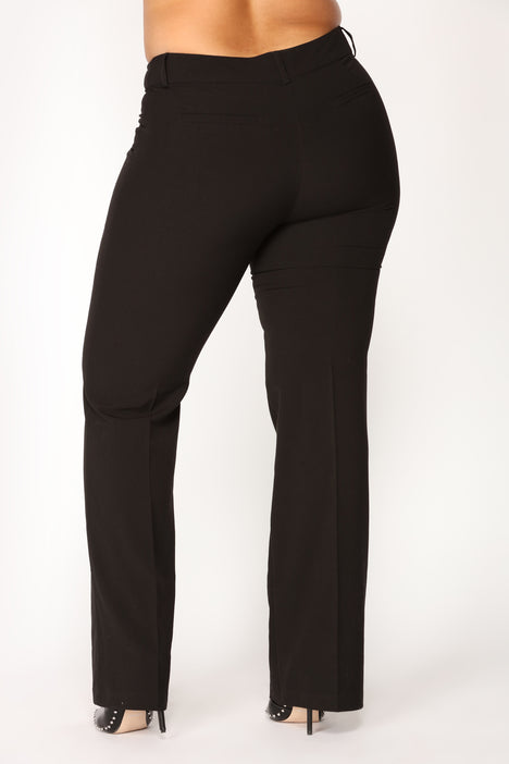 Tasha Dressy High Rise Pants - Charcoal, Fashion Nova, Pants