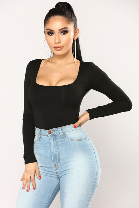 Hot Bod Bodysuit - Black  Fashion Nova, Basic Tops & Bodysuits