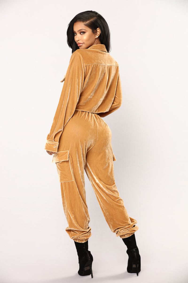 Camel Jumpsuit