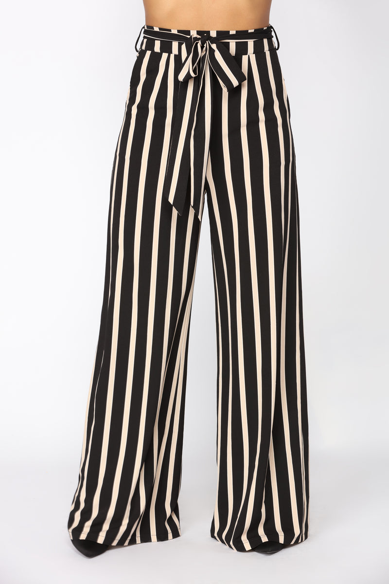 Larisa Woven Pants - Black/Taupe | Fashion Nova, Pants | Fashion Nova