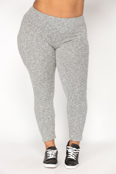 We Should Be Together Leggings Heather Grey