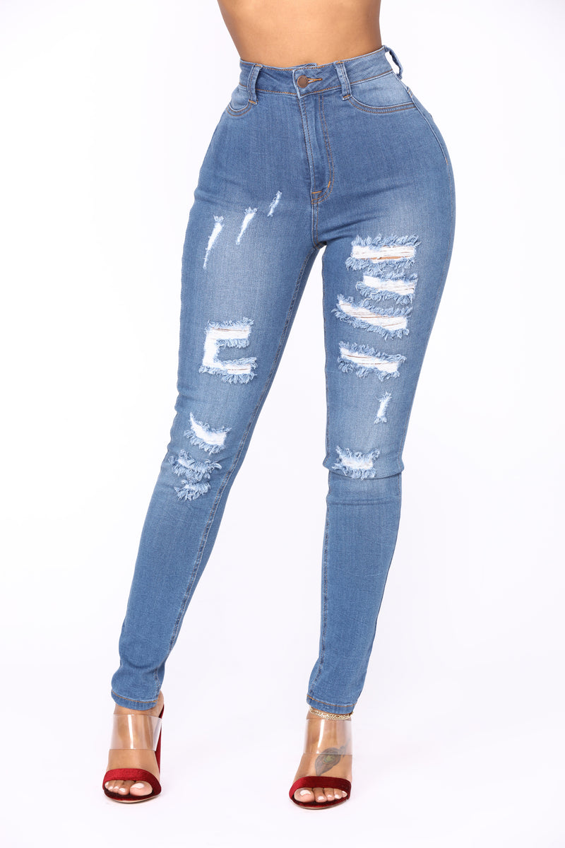 Have Your Dessert Skinny Jeans Medium Blue Wash Fashion Nova, Jeans