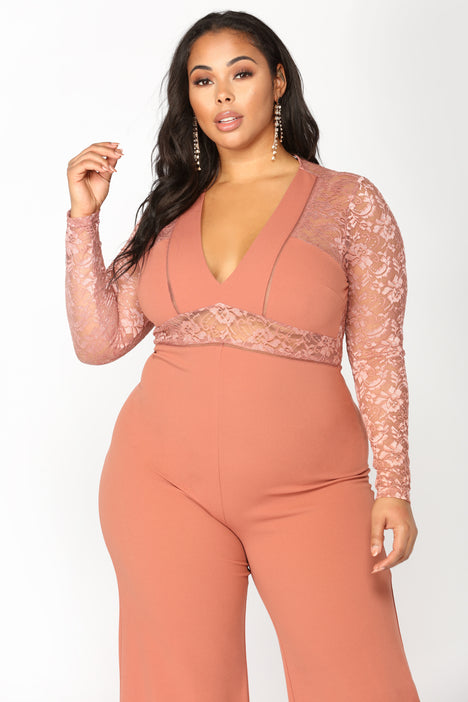 Hanna lace cheap cut out jumpsuit