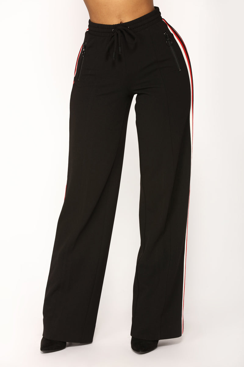 Sally Striped Pants - Black | Fashion Nova, Pants | Fashion Nova