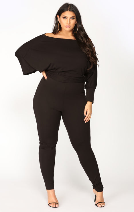 Pro Lounger Jumpsuit Black