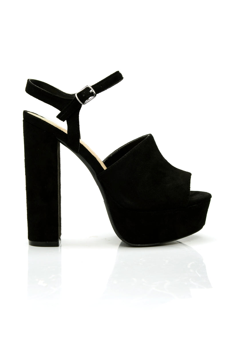 Platform Promise Heel - Black | Fashion Nova, Shoes | Fashion Nova
