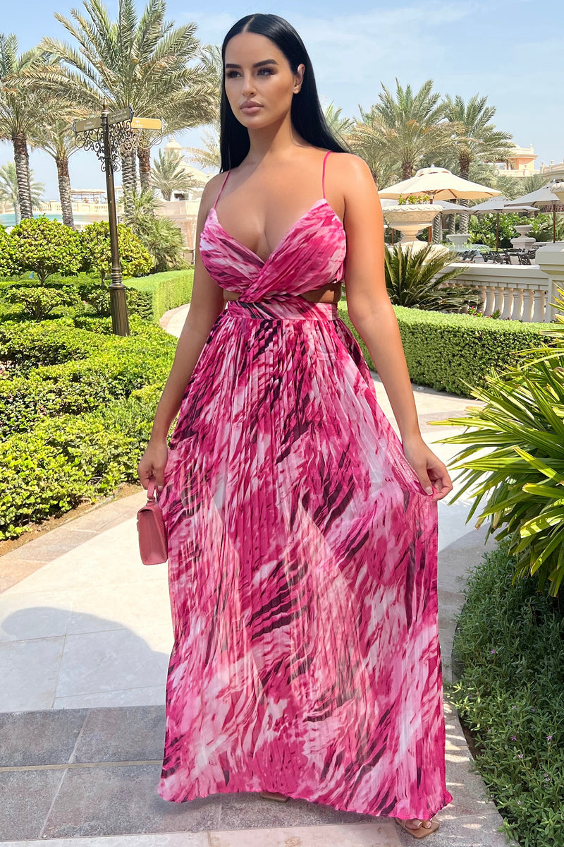 Florentine Maxi Dress - Pink/combo | Fashion Nova, Dresses | Fashion Nova