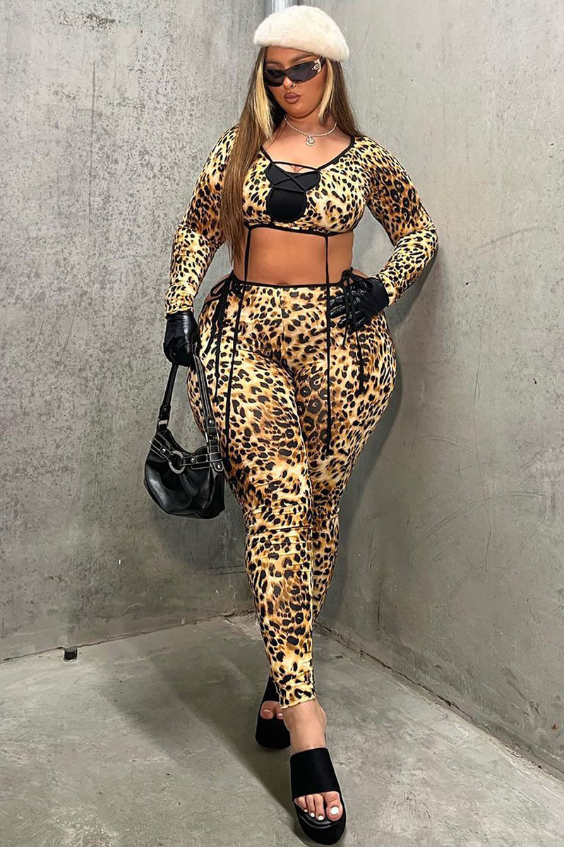 Freak Nasty Pant Set - Leopard | Fashion Nova, Celebrity Collection ...