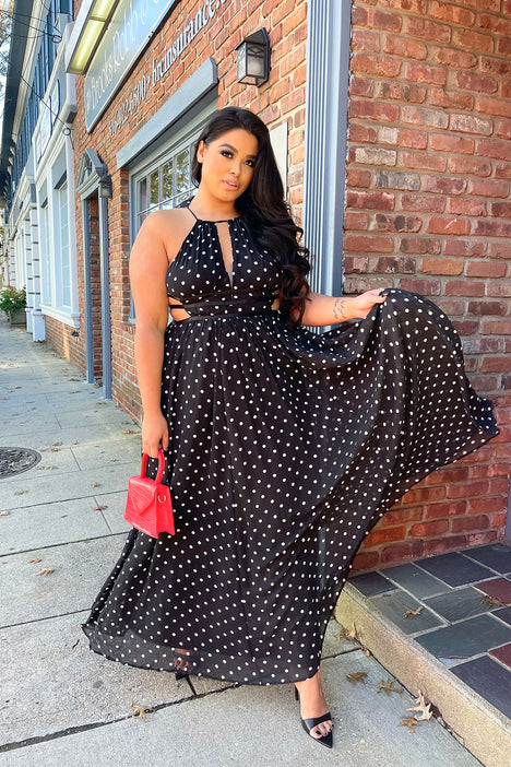 Fashion nova polka dot dress outlet