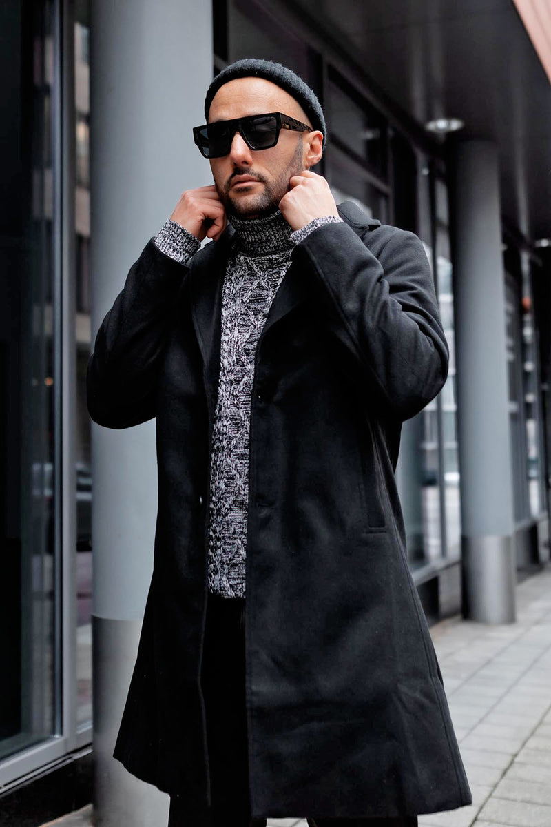 Jackson Car Coat - Black | Fashion Nova, Mens Jackets | Fashion Nova