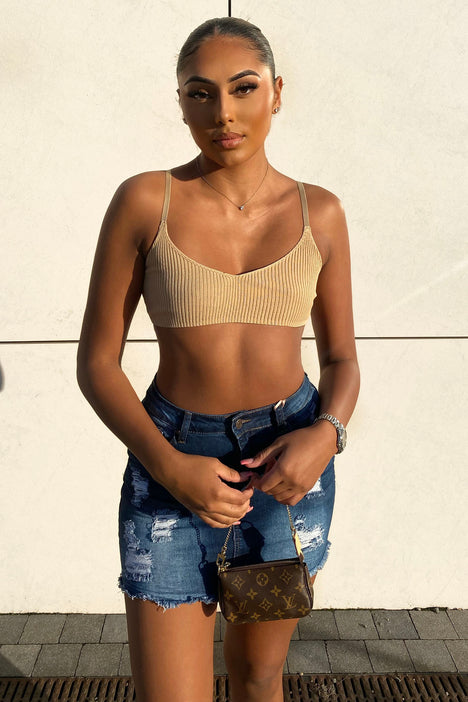 Love Me Now Denim Skirt Dark Wash