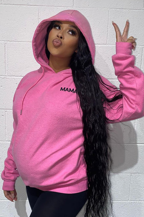 Mama Oversize Hoodie - Pink  Fashion Nova, Screens Tops and