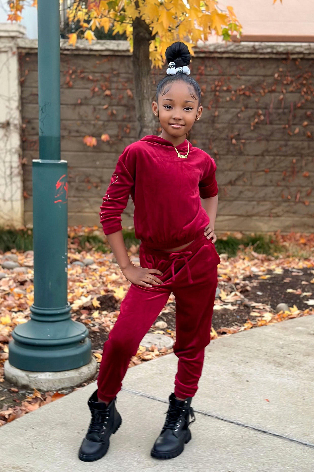 Heart sales jogger set