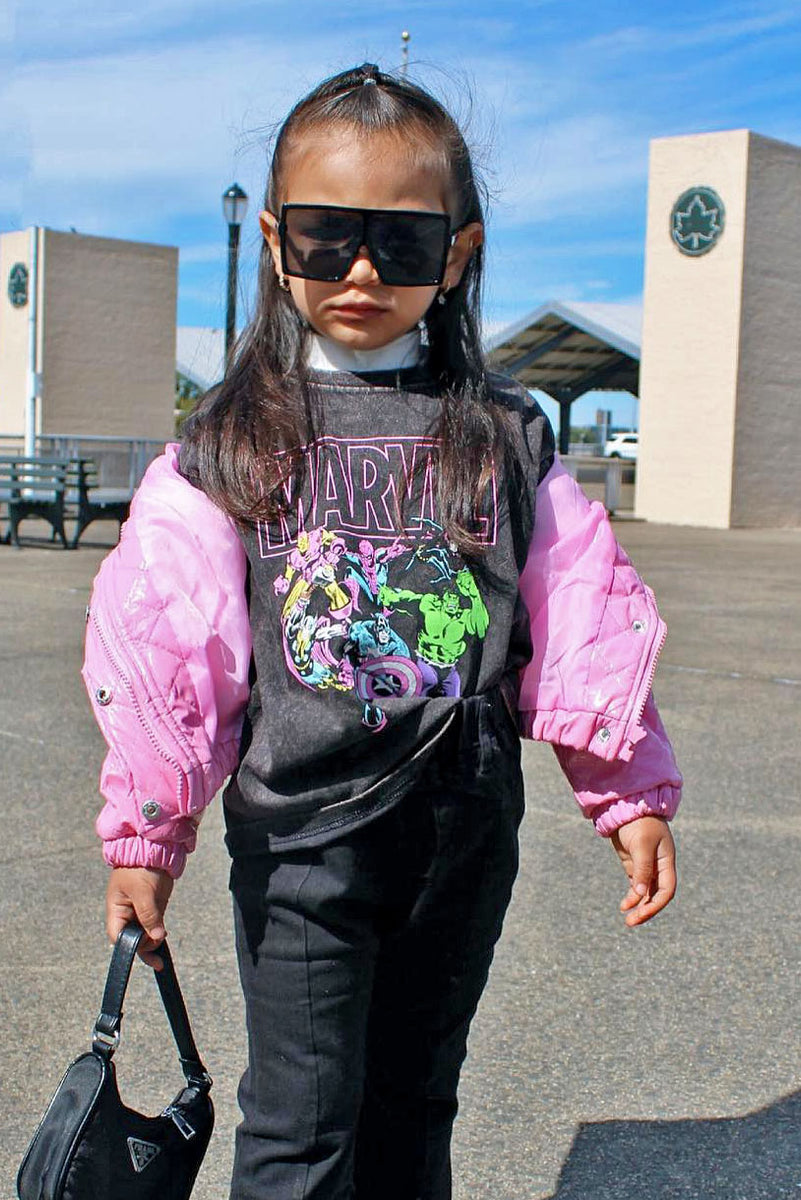 KIDS MINI SHIRT DRESS 4-10 SQUID SQUAD main image 1