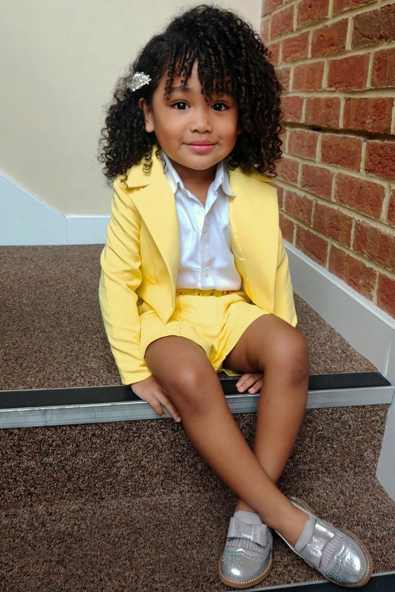 Girls yellow deals blazer