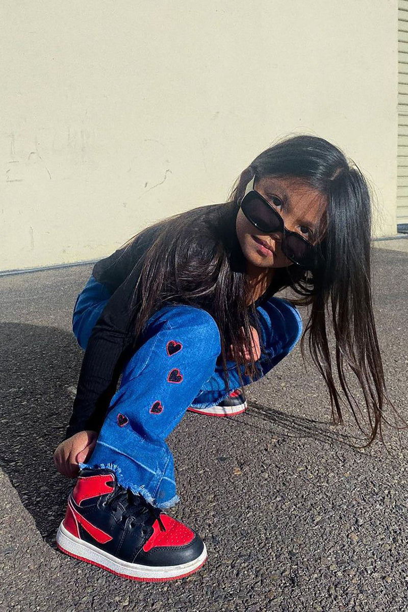 Mini My Heart Is Yours Flare Jeans Medium Wash Fashion Nova, Kids