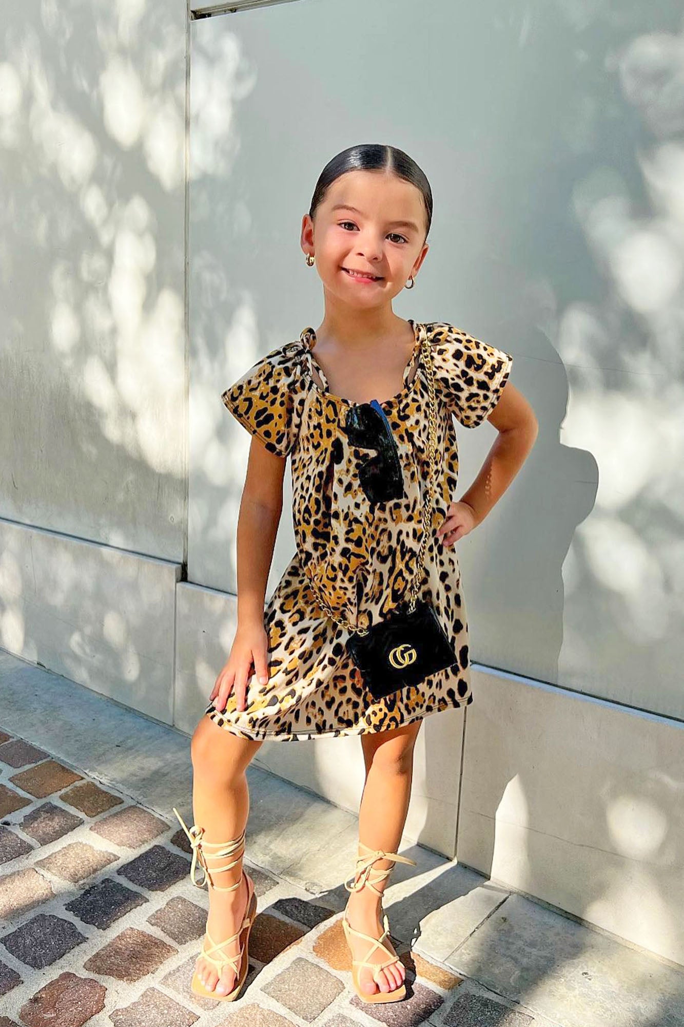 Leopard sales dress kids