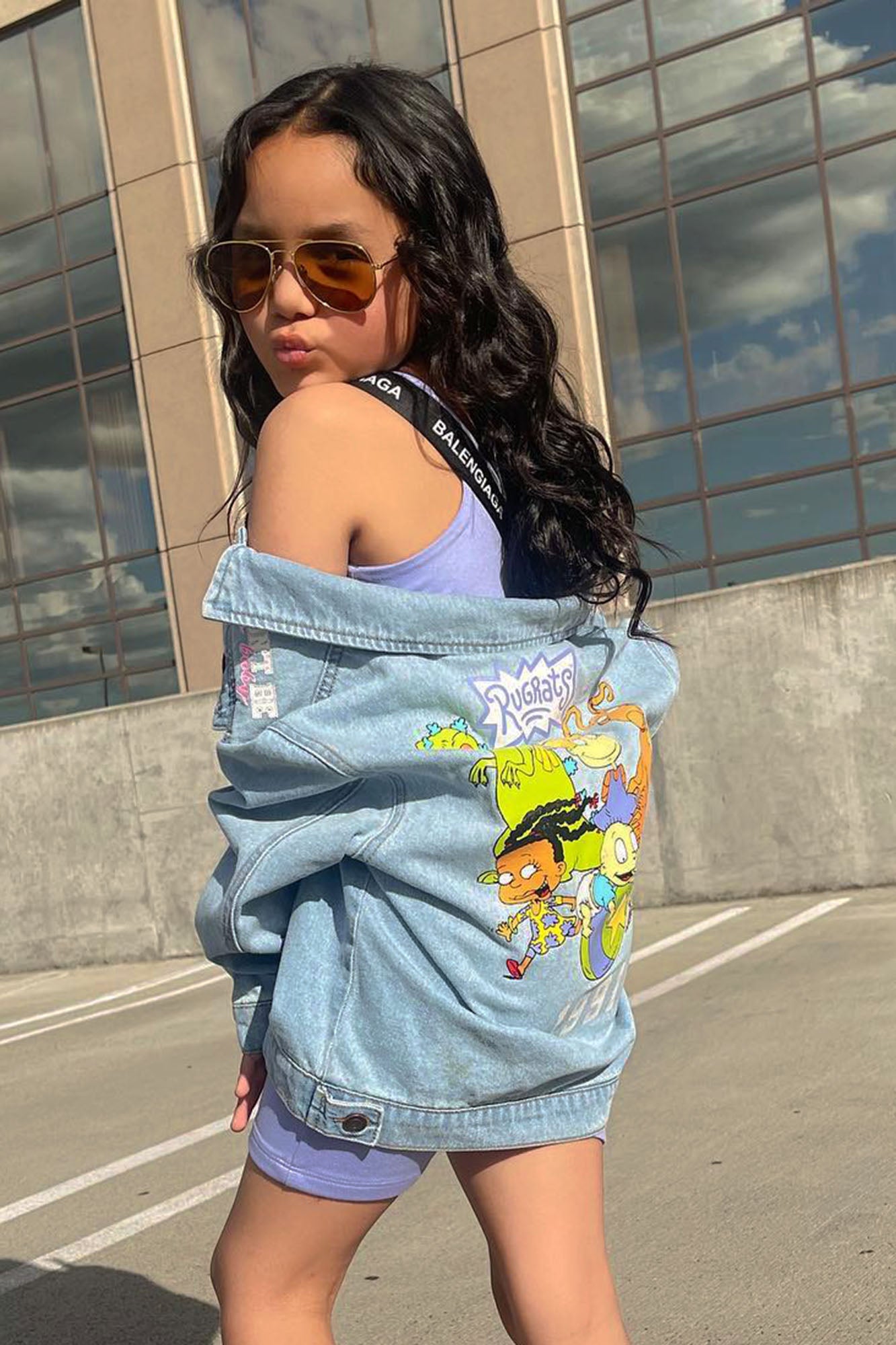 Mini sales jean jacket