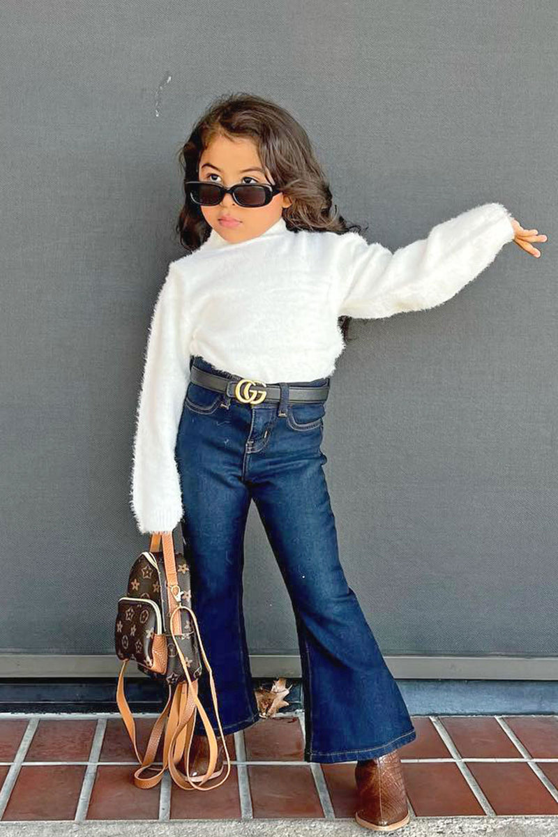 Mini Terry Flare Jeans - Dark Wash | Fashion Nova, Kids Pants & Jeans ...