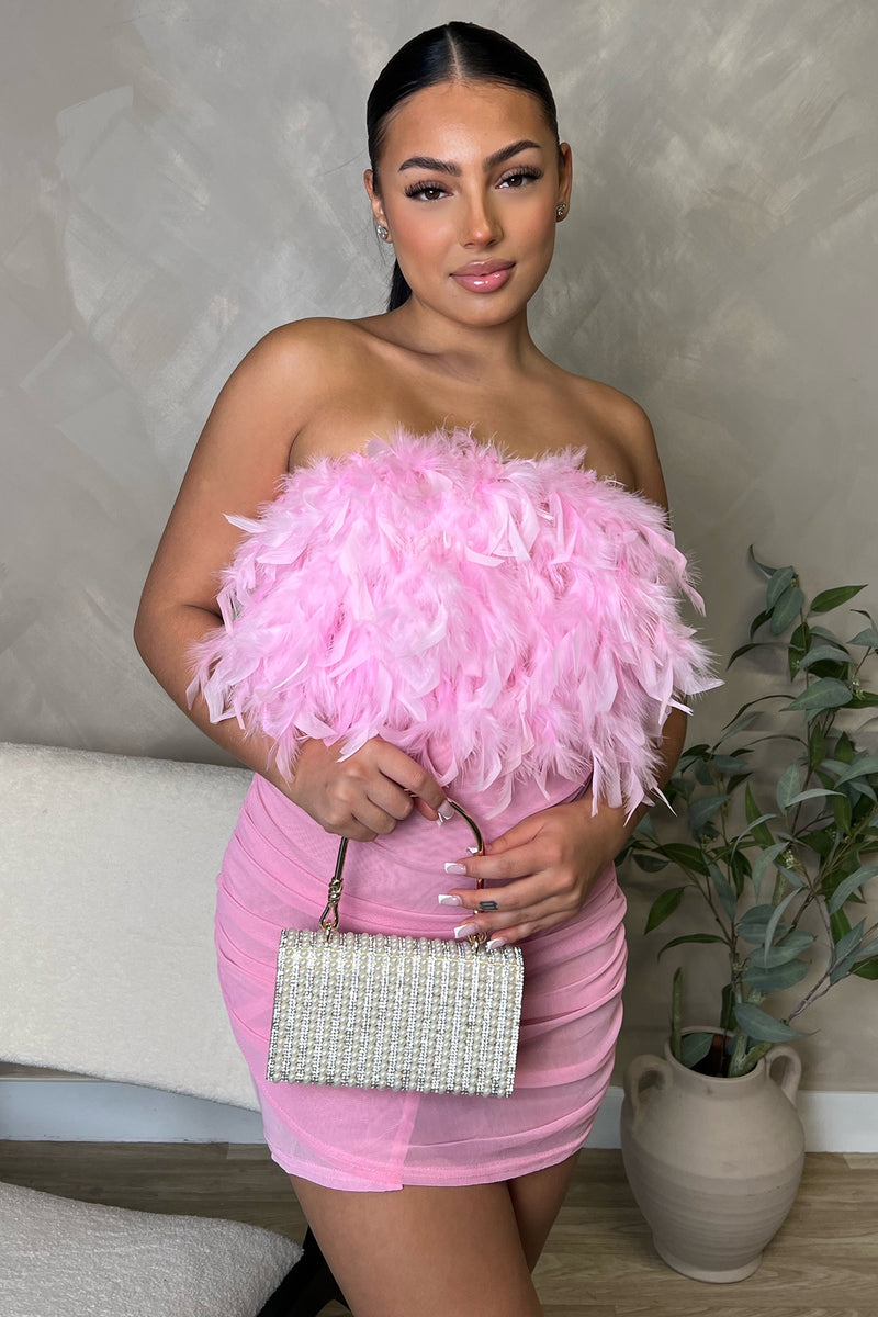 Fashion Nova Pink Feather Dress 2026.Noa Feather Mini Dress - Pink | Fashion Nova, Dresses | Fashion Nova