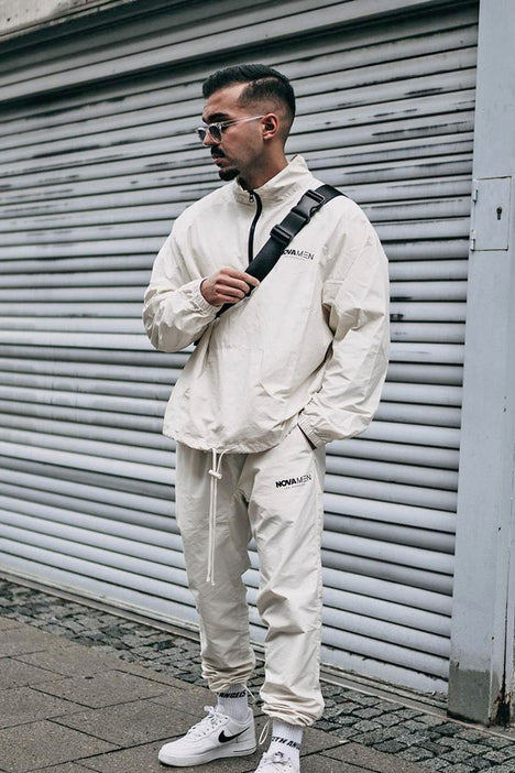 Novamen Nylon Jogger - Off White