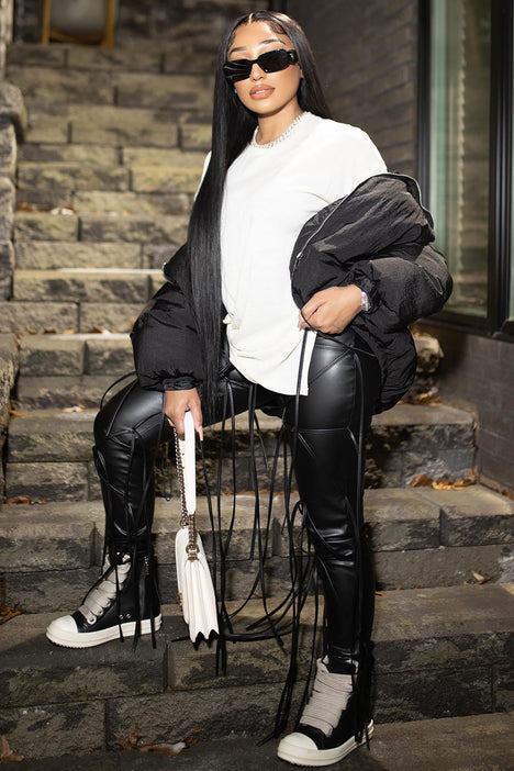 Fashion nova sales faux leather pants