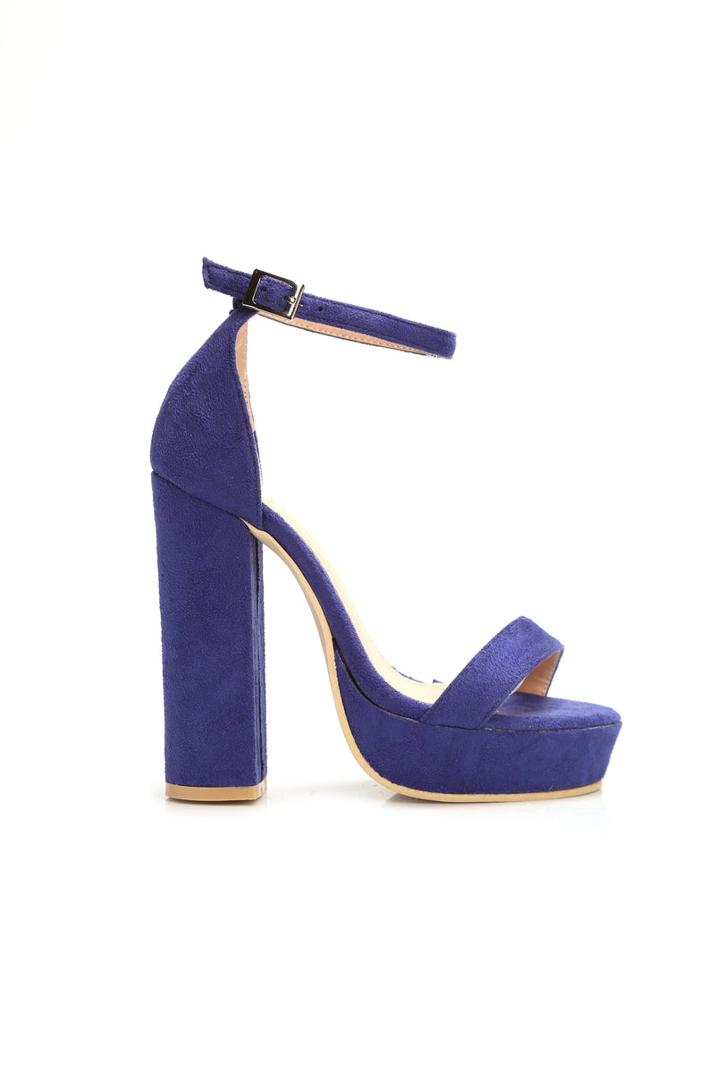 Raised Right Heel - Blue | Fashion Nova, Shoes | Fashion Nova