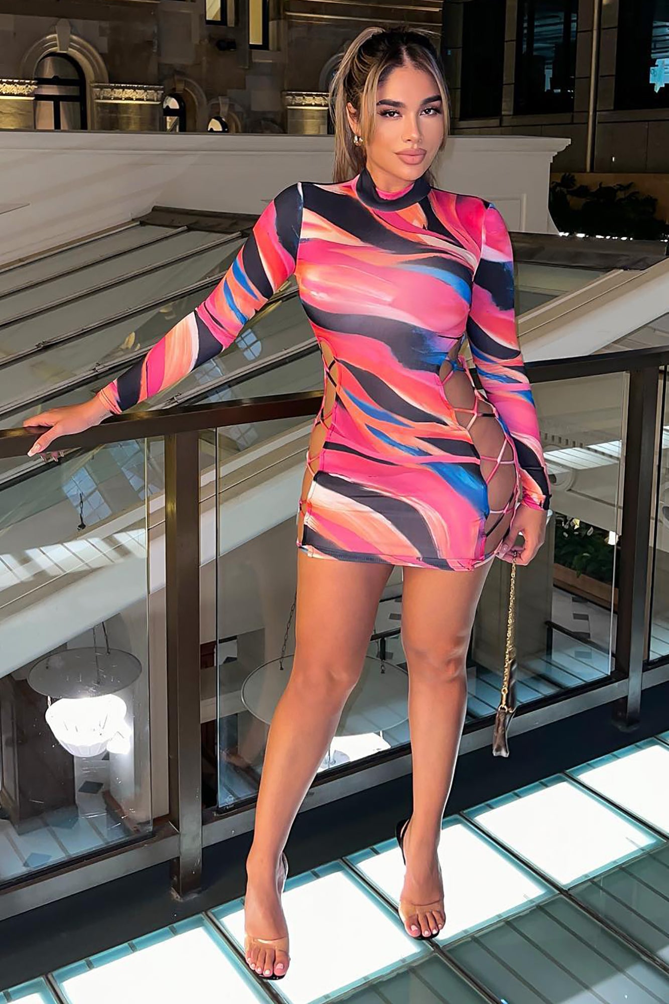 Stormy weather mini dress top