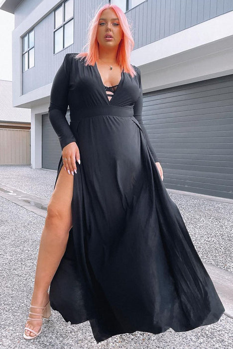 Spree Dress - Black, Fashion Nova, Dresses