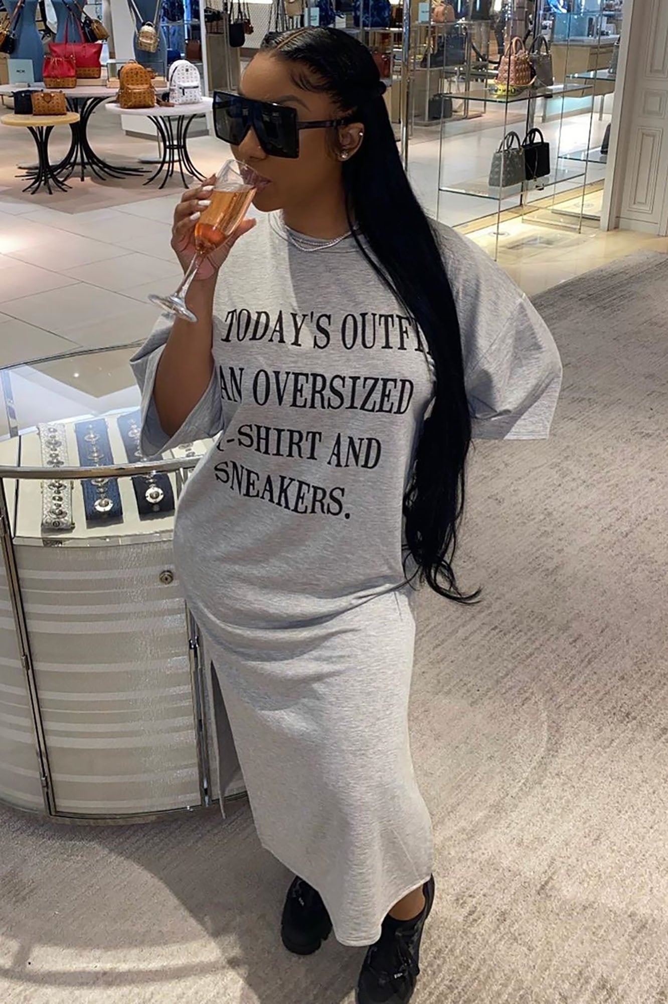 Oversized t shirt dress fashion best sale nova