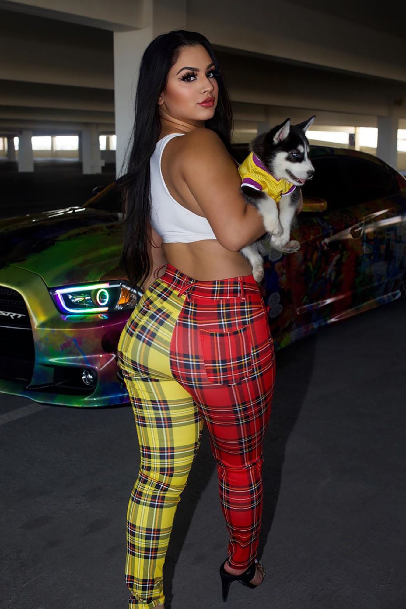 Red plaid pants fashion sales nova