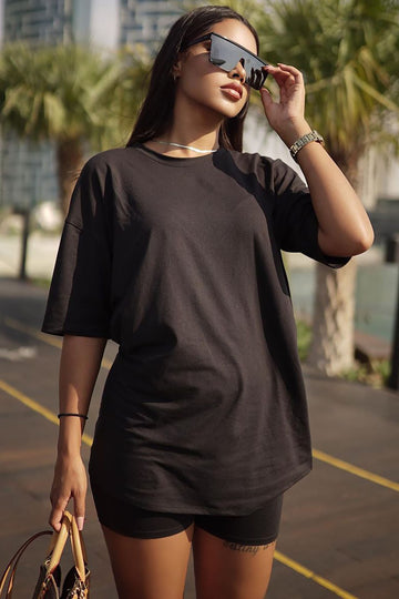 Shirt and sales biker shorts set