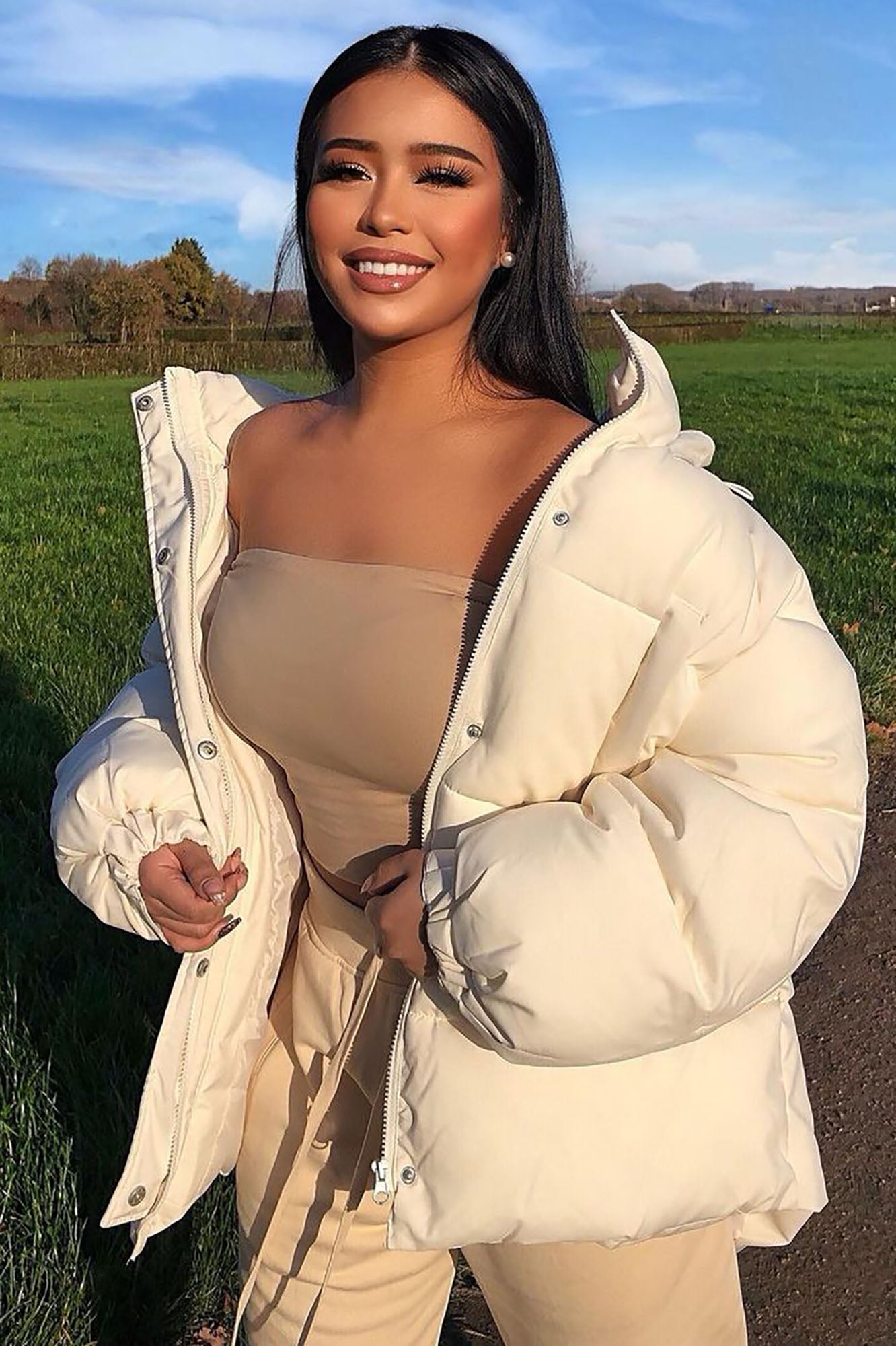 Winter Nights Puffer Coat Off White Fashion Nova Jackets